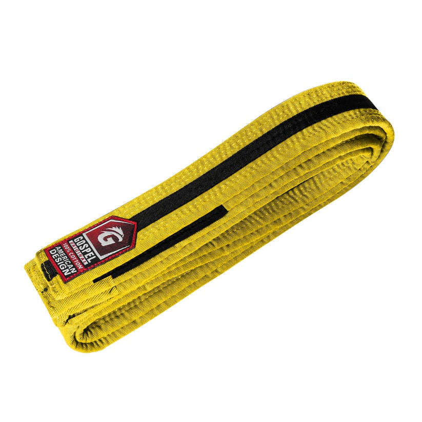 Stripe Yellow Black Colour Belts