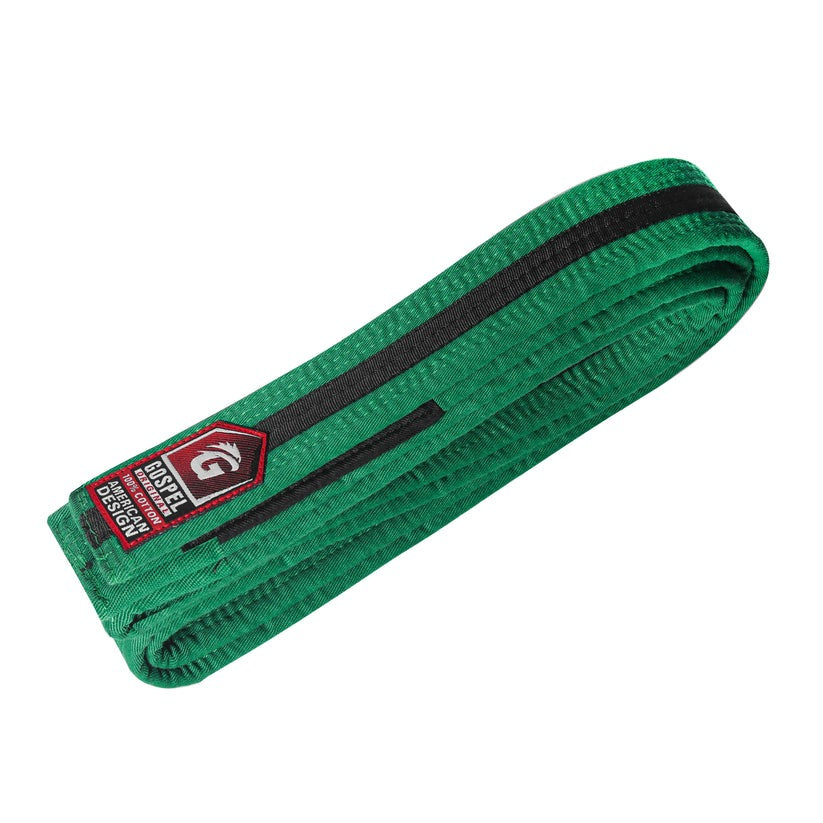 Stripe Green Black Colour Belts